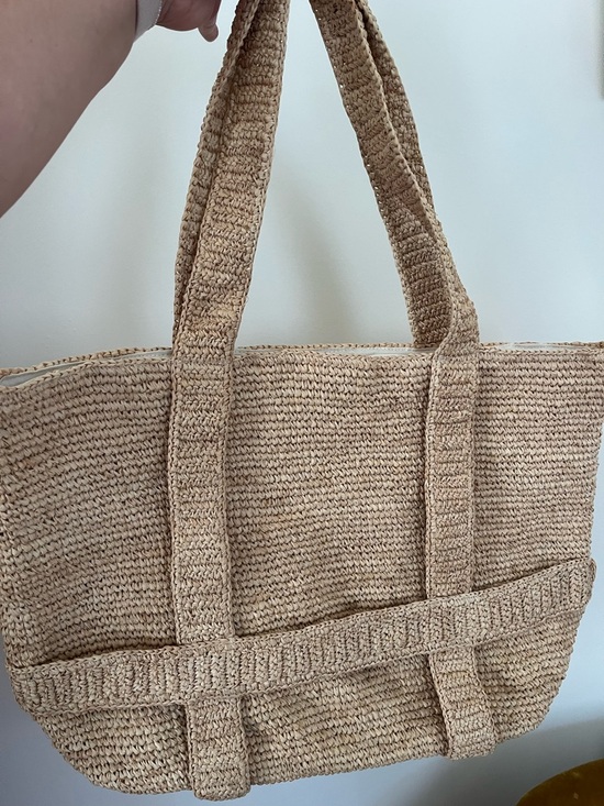 Hat Attack Handbags - Hat Attack Natural Straw Tote in Beige from Southern Tide